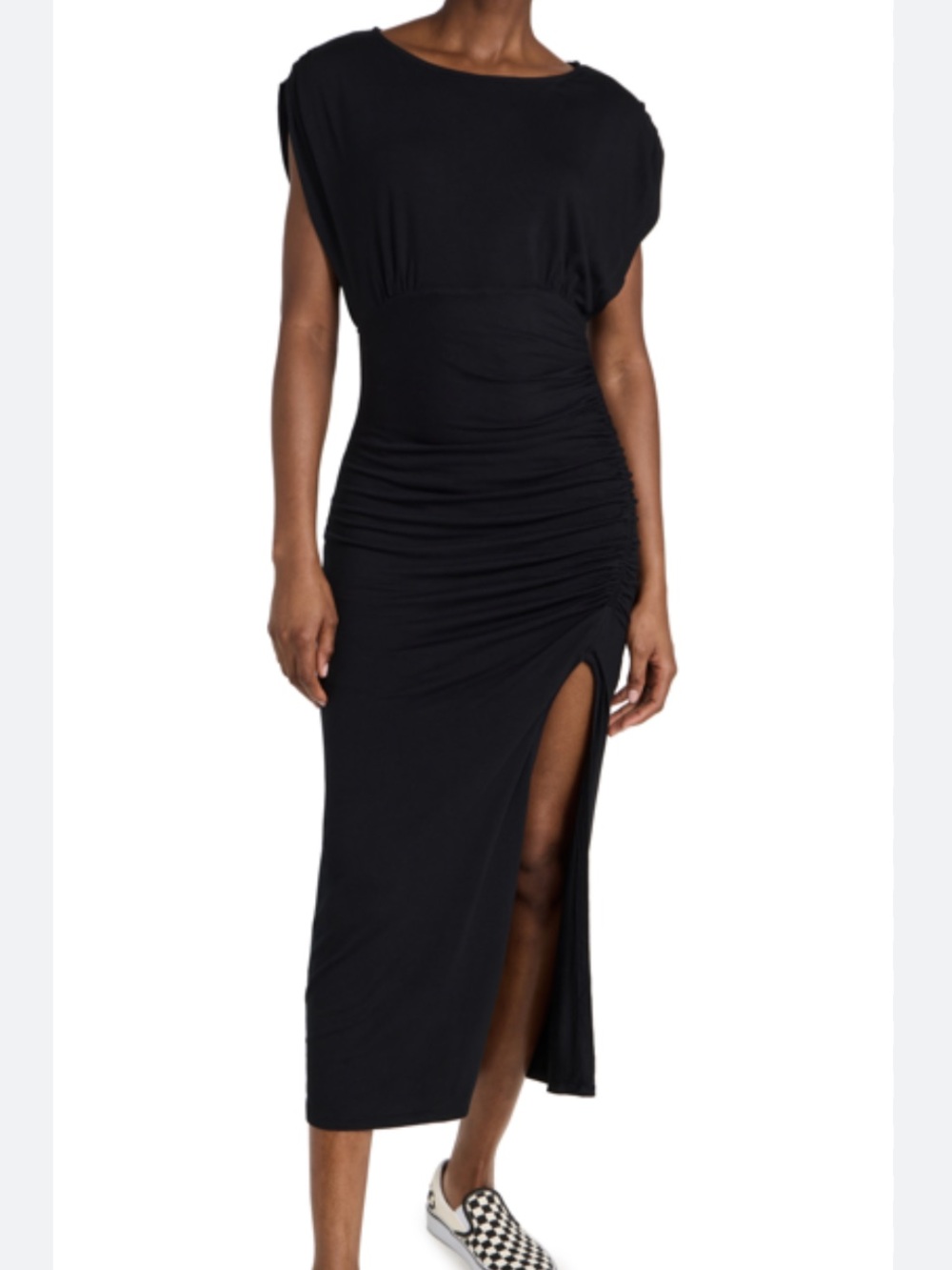 Brand New Free People Lakeside Black Midi Dress